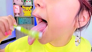 I brush my teeth with saliva