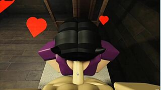 roblox slut gets slammed doggystyle in cabin, oops meant slammed hard