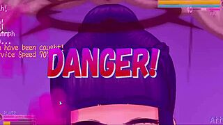 Watch this battle fuck with fallen angel and monster cock.