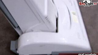 blonde teen with tiny tits and pierced pussy tryin’ porno casting... oops!