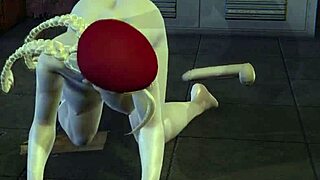 Cammy Gets Penetrated in All Three Holes in Wild 3D Porn