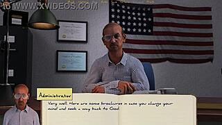 Just moved in and met my new gay roommate in this wild college game.