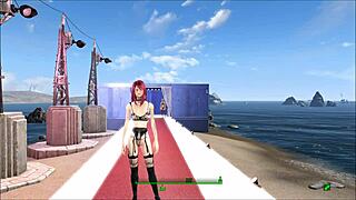 Exploring Fallout 4's sexy lingerie fashion in anime style.