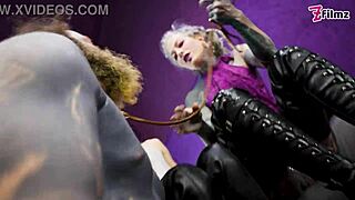 I’m obsessed with being a tattooed sub, played with and pegged by two fierce dominas.