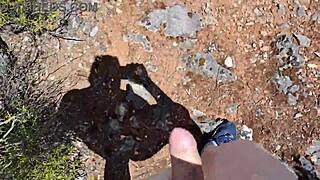 Chubby Dude Surprisingly Dominates Hot Latina in Wild Outdoor Jungle Fuck