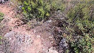 Chubby Dude Surprisingly Dominates Hot Latina in Wild Outdoor Jungle Fuck
