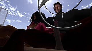 second life black man fucks black woman at drive in movie theater