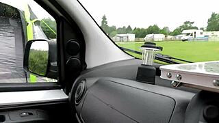 Housewife Fucks In Car On Campsite