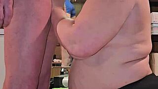 Thick milf sucks my cock