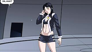 Beautiful teacher goes rogue in this animated porn game