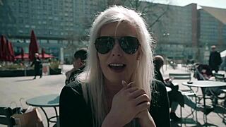 Spent a wild day with fan in Berlin getting bent over and licked