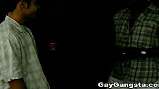 Ebony Gays Engage in Interracial Group Sex with Handjobs and Masturbation in Gym