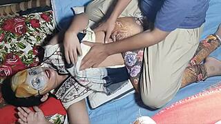 Desi Bhabhi’s Tight Ass Gets First Anal by Bihari Ramu