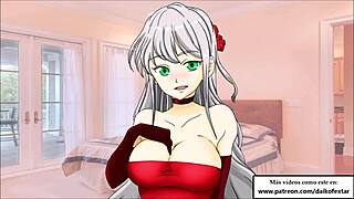 i super cei hentai en espa�ol limpiando el semen de sus pechos
