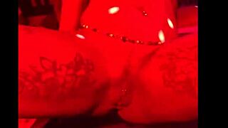 i leaked anita's wet pussy stripping