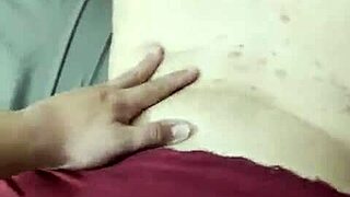 I fucked my friend in doggy style, it was so good, but I slipped a bit.