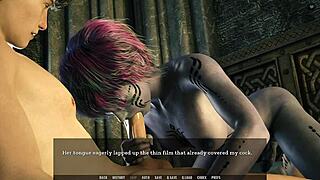 this hot teen's wet pussy surprised me in 3d game tales