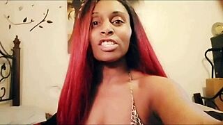 Sexy Ebony Wildcat Shakes Her Ass In Thong And Panties