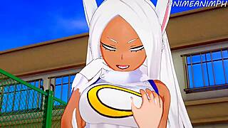 mirko 3d compilation featuring various anime scenes