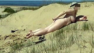 Mature Juicy Female Cums Loudly on Beach from Intense Pounding!