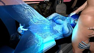 I'm watchin cortana suck master chief's big dick