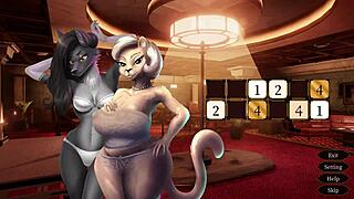 furry sex cabaret game with no dialogue, just gameplay and animation