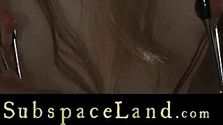 Overwhelmed By Bondage, The Delicious Blonde Feels Whipped And Fucked With Intense Submission