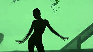 Hey, watch elen moore undress teasingly in the wet shower, her redhead shaved body glistening with natural tits 😏