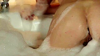 Hey, watch elen moore undress teasingly in the wet shower, her redhead shaved body glistening with natural tits 😏