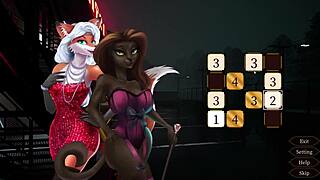 furry sex cabaret game with no dialogue, just gameplay and animation