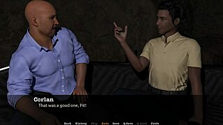 coffee break turns into group play with shaved pussies and blowjobs