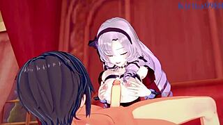 hyakumantenbara salome has intense sex in nijisanji vtuber hentai