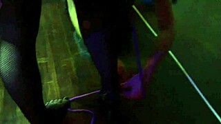 Inked Babe Nyx Tied Up and Tickled Topless, Her Nipples Are Wild! 😈