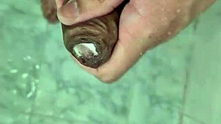 i babado my penis in the shower, oops