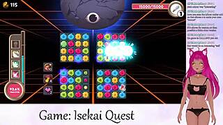 lewdneko says, 'let's play this isekai quest with my tits'