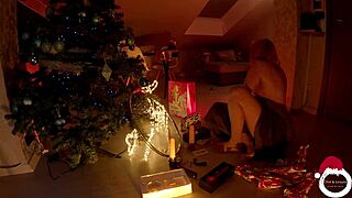 just chilling with christmas anal play using toys part 2