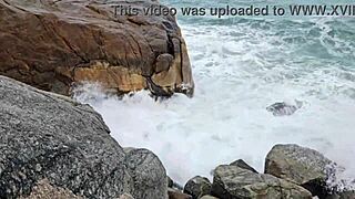 Saymon Fitness banging in Jurerê with Brenda Floripa’s hot blowjob! 🔥