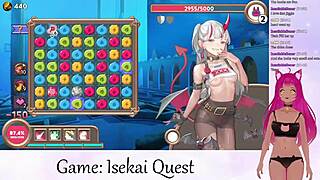 lewdneko says, 'let's play this isekai quest with my tits'