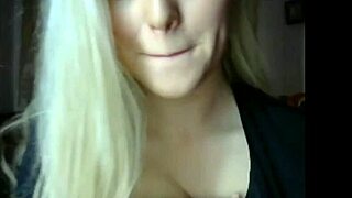 Why Does the Blonde Russian Bitch Show Her Ass on Webcam?