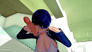 classmate got horny in corridor so i helped out