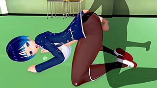 classmate got horny in corridor so i helped out