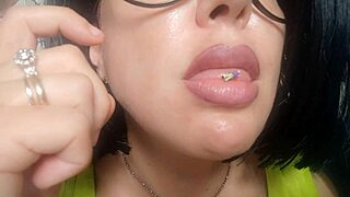 Chantal Channel plays your sexy giantess stepmom in hot lingerie. She teases with wet moves!