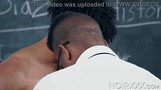 Ebony bodybuilders adrian hart and tony genius ditch books for monster cock rimjob and deepthroat