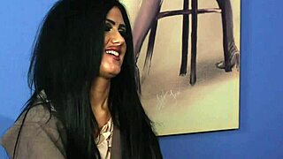 femdom cfnm slut gives office blowjob to group