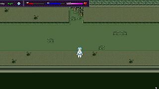 Horny Slut Exposes Big Tits To Class! Defeats Boss!