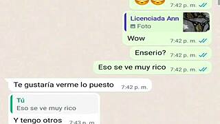 Damn, my stepmom’s texting me on WhatsApp while dad’s away on business! 😈