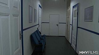 prepping for the interview by undressing slowly