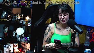 Martina Oliveira checks out Ruan's impressive size in the shack.