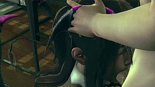 I Couldn't Resist, a Succubus Surprised Me at Night with Her Big Tits in 3D Hentai Uncensored!