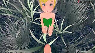 Tinker Bell grows up and I bang her in the forest while another fairy watches! 🧚
